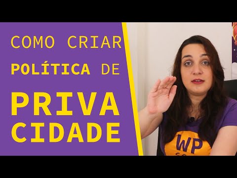 Como criar uma Política de Privacidade para seu site WordPress | WordPress sem Código 2.19